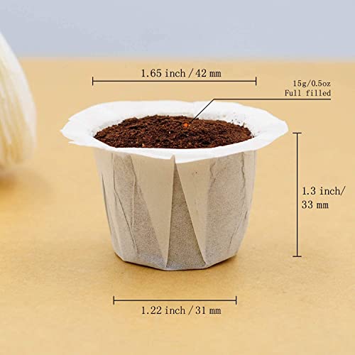 Disposable Coffee Filter Paper For Keurig Brewers Single Serve 1.0 And 2.0, 300 Count Replacement Coffee Filter Paper Liner Compatible With All Reusable K Cup Coffee Pod, Refillable Capsule, White #TOP1