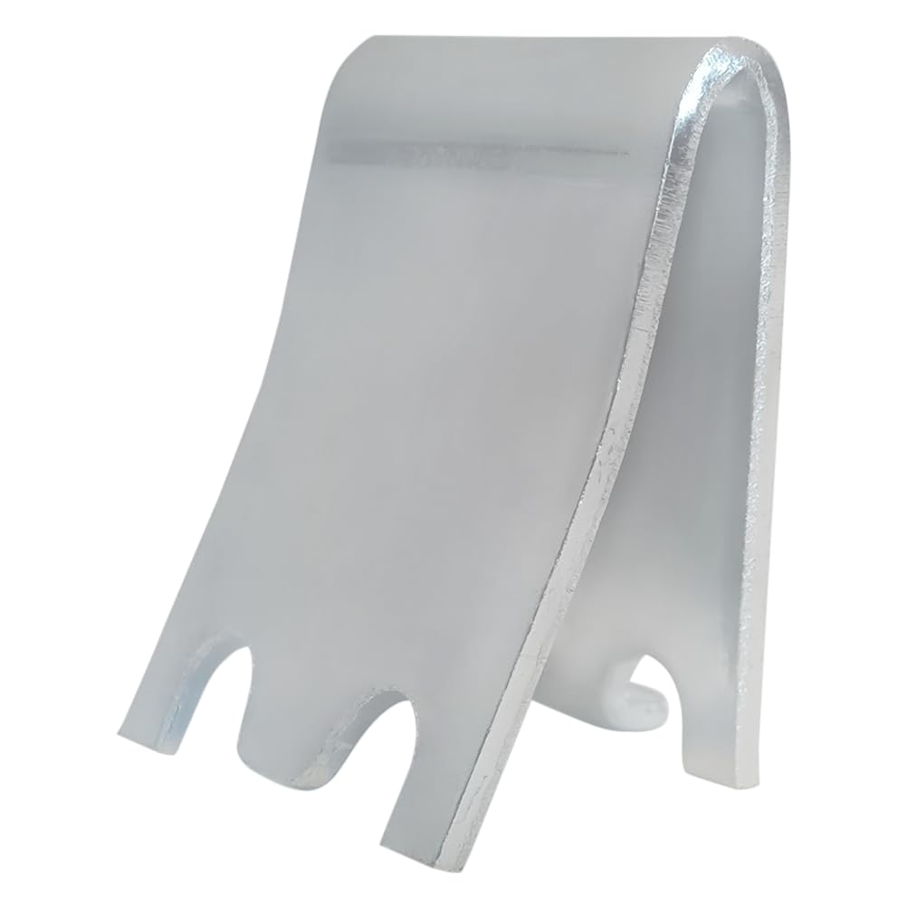 Pack of 32 Replacement Pilaster Shelf Clips - Zinc Plated Steel Shelf Clips for Commercial Refrigerators, Coolers, Freezers, Shelves, and Cabinets