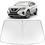 Proadsy Windshield Sun Shade for Nissan Murano 2025-2026 Foldable Front Sunshade Protector Sun Visor Blocks UV Rays Keep Car Cooler Accessories