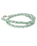  Fossil Damen Armband Edelstahl Leder 30.5 cm JF01202040