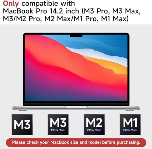 Image of OJOS Anti Glare Screen Protector Compatible with 2025 2024-2021 MacBook Pro 14 inch inch M5 M4 M3 M2 M1 (A2442 A2779 A2918 A2992 A3112 A3185 A3401) Anti Reflection /Anti Scratch Guard (Matte)