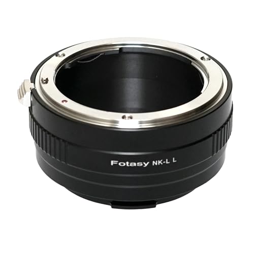 Fotasy NK F Mount Lens to L Mount Adapter, Compatible With Panasonic S1 S1H S1R S4 S5 Leica SL SL2 TL2 TL T Sigma fp fp L