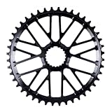 RichVibe GR01 Corona stretta larga 40T 42T 44T per Shimano Deore XT per SLX M9100 M8100 M7100 M6100 MTB per ghiaia per bicicletta -3 mm Offset 7075 Alluminio Nero