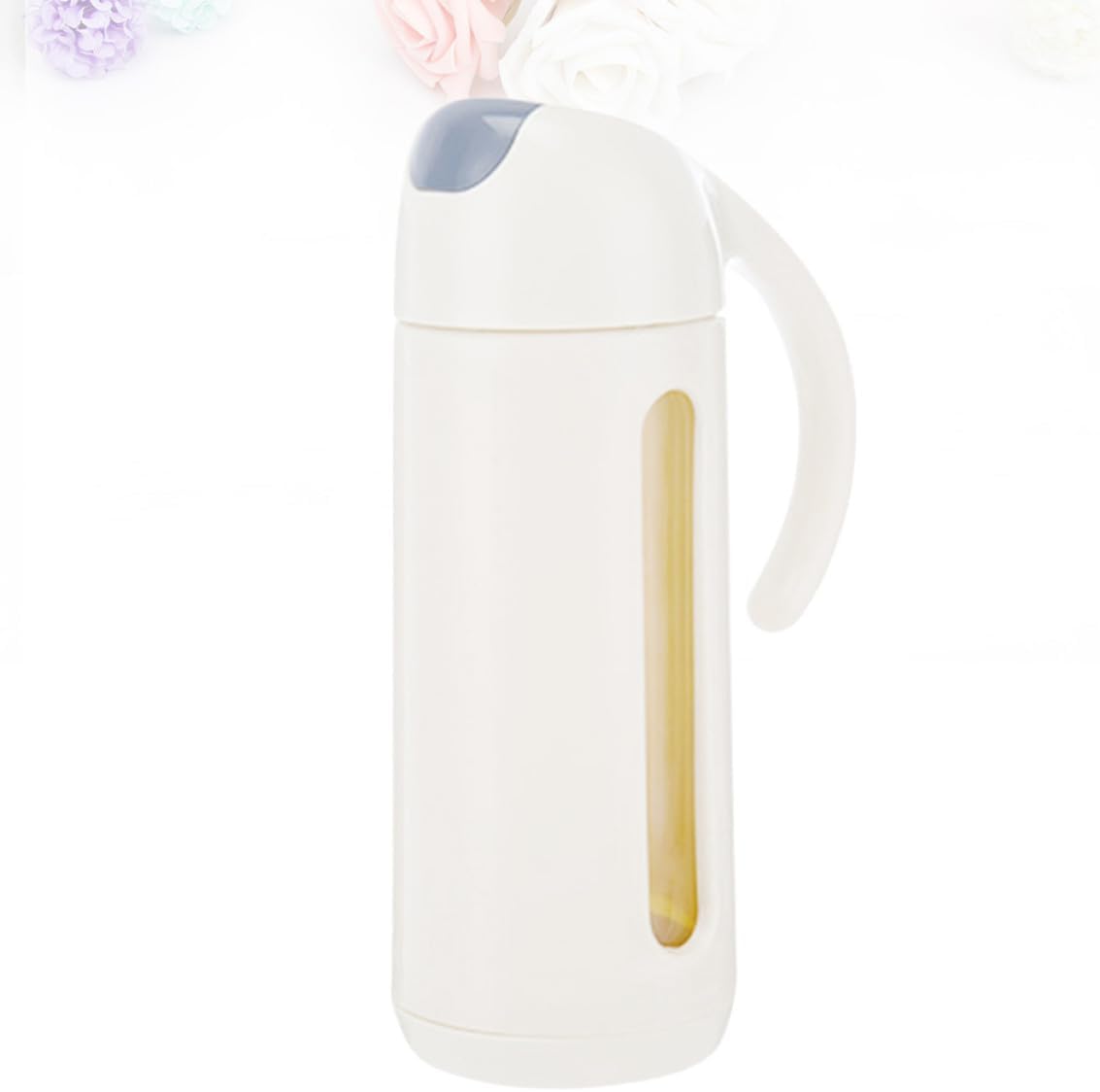 GALPADA Auto Flip Olive Oil Dispenser Bottle, No Spill Borosilicate Glass