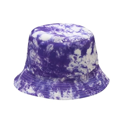 Sombrero genérico de paja para mujer todas las estaciones estilo casual moda pintura al óleo impreso para diario ocio elegante, morado, M