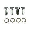 Front Engine Mount Kit with Brackets for 1955 1956 1957 Chevy Bel Air SBC V-8 Engines 400-6897, 400-6902