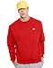 Champion Men's Pullover Eco Fleece Sweatshirt, Crimson, Medium
