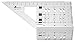 Shinwa Sokutei 62116 2 x 4 Stop Ruler, Aluminum