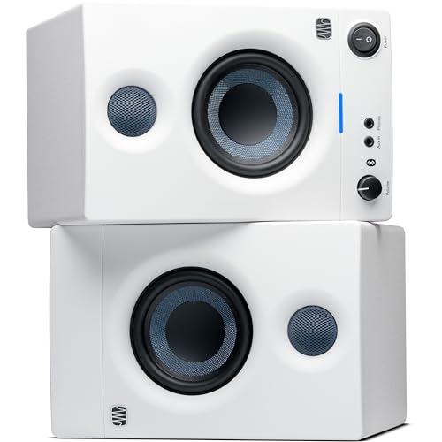 Image of PreSonus Eris 3.5-inch Media Reference Monitors with Bluetooth connectivity (White)