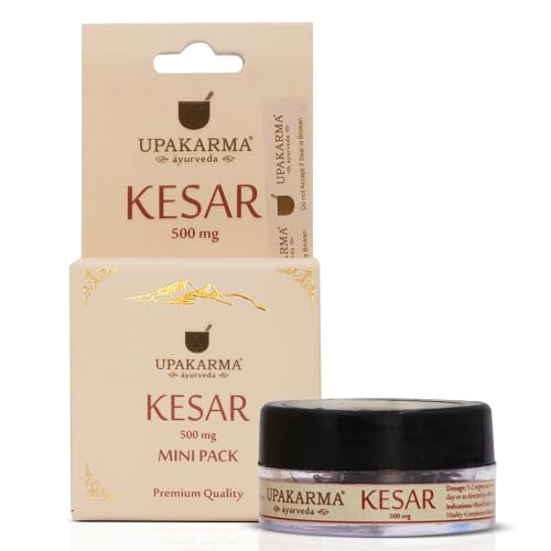 Image of UPAKARMA Original Kashmiri Kesar /Saffron | Handpicked Pure Finest Grade | 0.5 Gram- Pack of 2