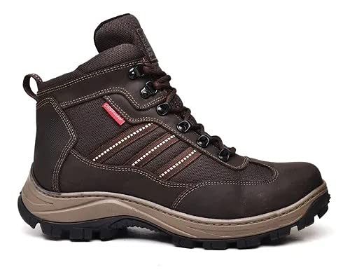Bota Segurança Gogowear Com Epi C.a Coturno De Couro Trabalho Laudo Inmetro Falc Relaxado (39, Falc