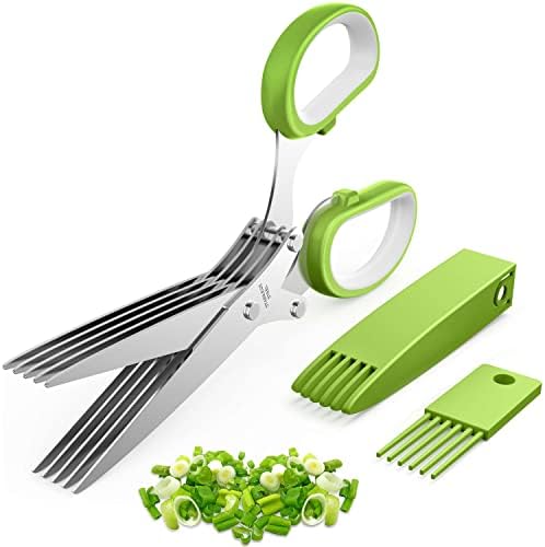 2025 Upgraded Herb Scissors, Effortless Herb Shears