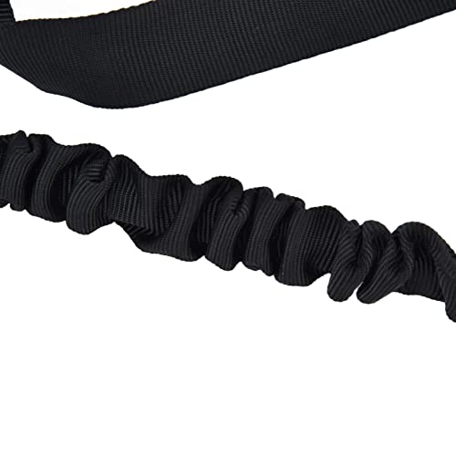 Coleira de cachorro com bolsa de zíper, elástico durável com tiras refletivas, cinto ajustável para