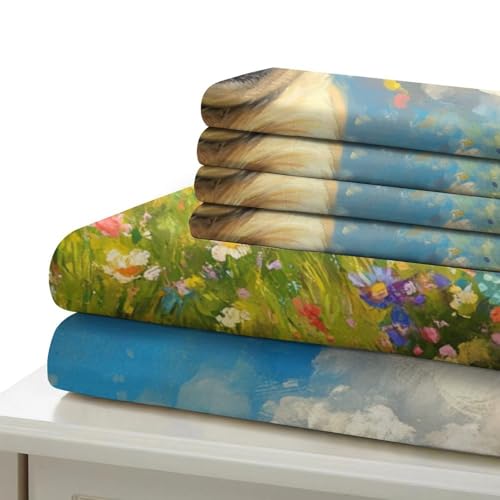Housse de couette crâne 3D en microfibre douce avec fermeture éclair cachée pour lit double - 6