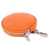 * kleine Ledertasche / Geldbörse mit Karabinerhaken zum Befestigen an Ihrer Handtasche oder Jacke * sehr große Farbauswahl - passend zu unseren Ledertaschen / Handytaschen *