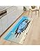 Produktbild DTCFH 3D Ocean World Carpet Küchenmatte Fußmatte Schlafzimmer Hause Boden Dekoration Wohnzimmer Carpet Bad Anti-Slip Teppich,Hc-19,50Cmx80Cm