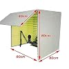 Portable Soundproof Microphone Isolat Booth Cube, 80x80cm Vocal Recording Studio, Desktop Acoustic Treatment for Home Music Recording & Podcasting (Green) #5