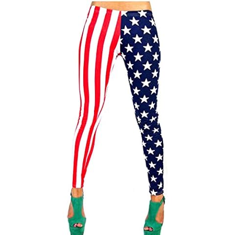 American Flag Print Leggings for Women Cover
