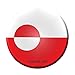 Greenland Novelty Metal Circular Sign C-282