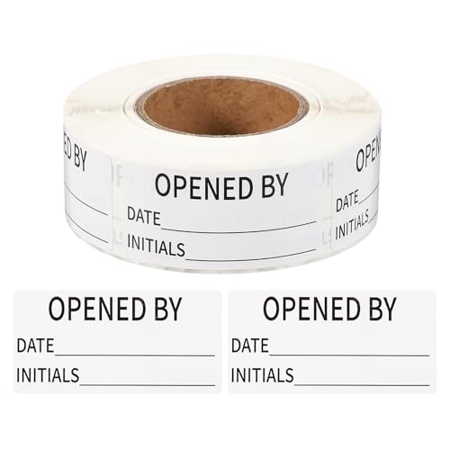 PATIKIL 500�� �J�������x���X�e�b�J�[ ���[�� 5 x 2.5 cm ���O���\�ȍ݌Ƀ��x�� �ڒ��ܕt���H�i���x�����[�� �݌ɊǗ��ƐH�i�e��̃}�[�L���O�����p �z���C�g�ƍ�