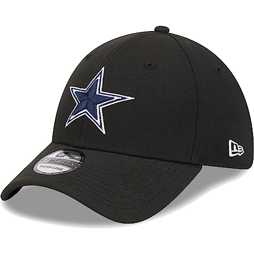 Gorra visera New Era para hombre Dallas Cowboys negra miniatura 1