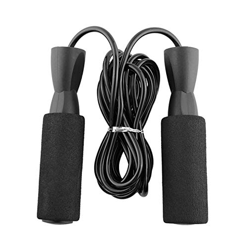 SFBBBO Jump Rope Speed Skipping Jump Rope Adjustable Sports Lose Weight Exercise Gym Crossfit Fitness Black
