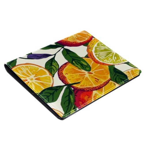Protector de piel sintética reutilizable para libros grandes Cute Lemon 3
