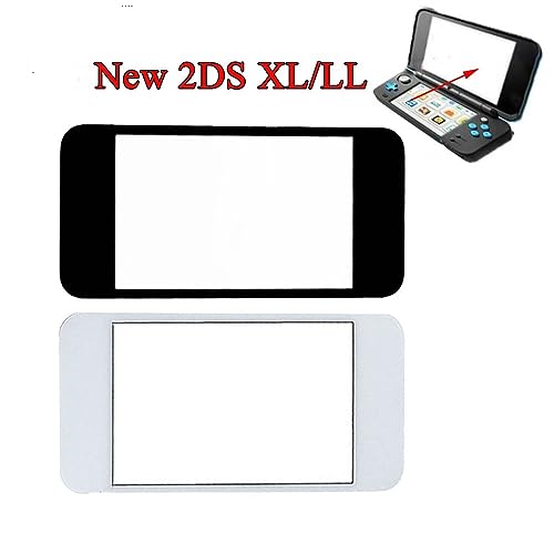 Top Surface Lens LCD Mirror Front Screen Lens for New 2DS XL LL Protector Cover Black image 4