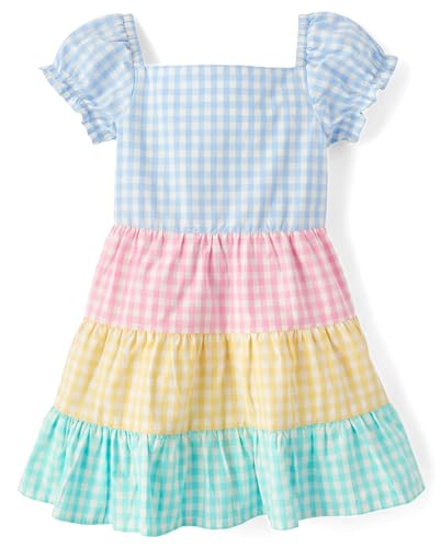 Image of Gymboree Girls' and Toddler Short Sleeve Tiered Dresses