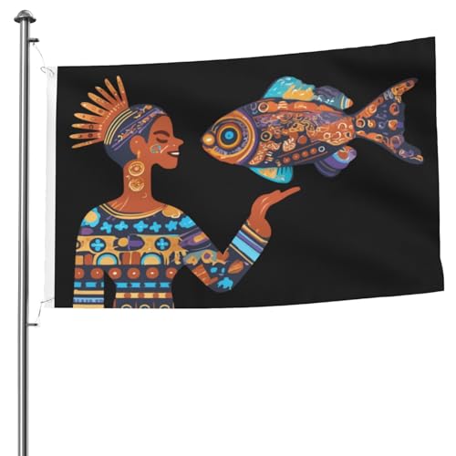 Drapeau double face Maya antique ultra résistant face au vent pour votre jardin