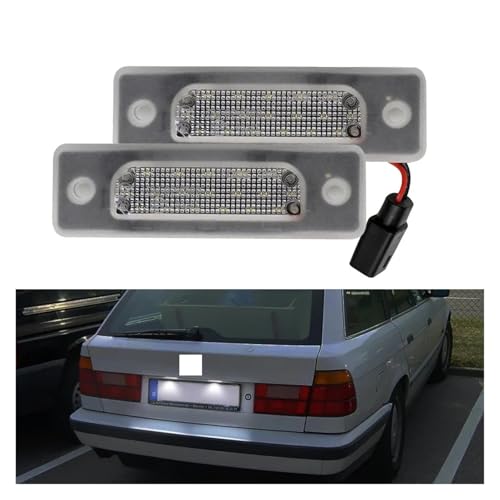Lampe de plaque d'immatriculation LED blanche auto pour BMW Série 5 E34 1988-1996 ampoule arrière - 6
