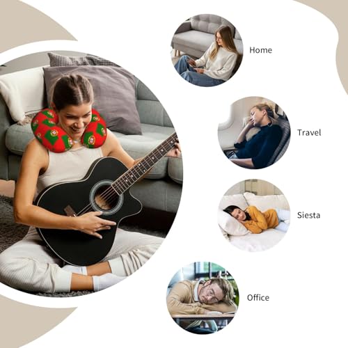 Almohada de viaje de espuma viscoelástica tamaño U miniatura 7