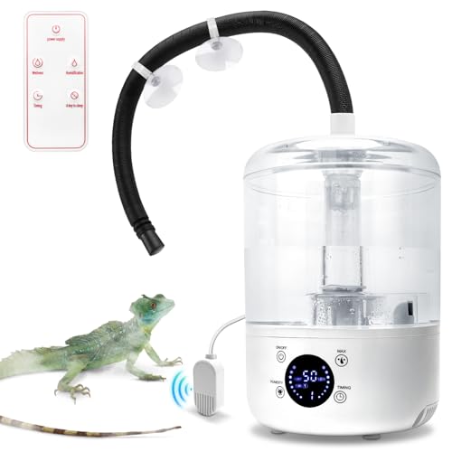 Reptile Humidifier Fogger - 4L Reptile Fogger with Humidity Control ...