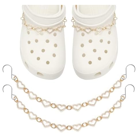 HAOXYO Heart-Shape Shoe Charms for Women Cover
