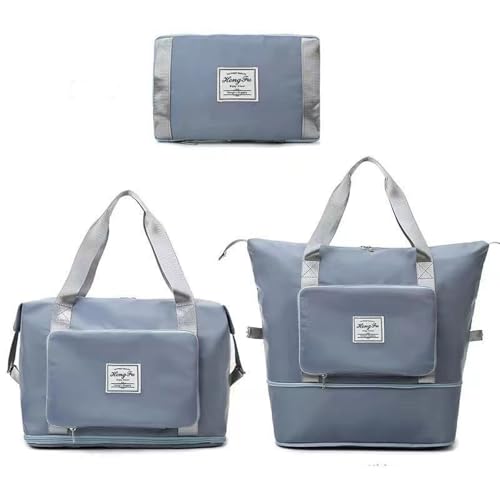 Foldable duffle bag, expandable duffle bag, waterproof large capacity travel tote