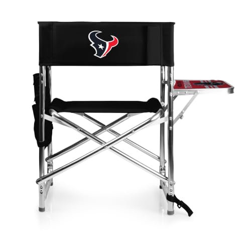 Image of Picnic TIME NFL Unisex-Adult NFL Sports Chair with Side Table, Beach Chair, Camp Chair for Adults