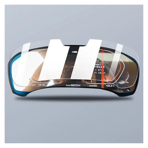 Film de verre trempé BMW X3 X4 IX3 2021-2023 protection écran GPS bleu