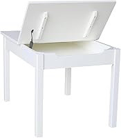 Vista 21 de IC International Concepts Juvenile Table with Lift-Up Top, Hidden Storage, Durable Wood Construction, Ideal for Playrooms and Classrooms - Java