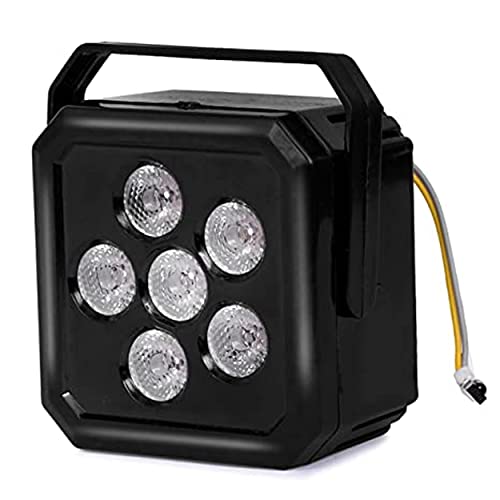 Image of DAYBETTER DJ LED Par Flood Light with 6 LED for Home Party Festival Lighting with 24 Key Remote Control Disco Stage Light DJ (Multicolor) | NW-Z-25