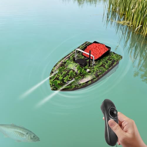 Bateau amorceur de 500 m avec contrôle de vitesse automatique et LED