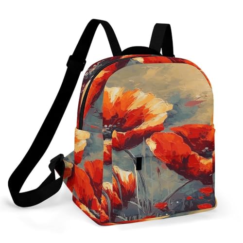 Mochila de pintura al óleo con base sólida y tela Oxford impermeable para oficina