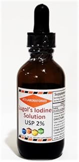 A2Z Organic Lugol's Iodine and Potassium Iodide 2% Solution 3000 mcg - Liquid Supplement Drops for Thyroid Support for Women & Men, Metabolism Health, Detox Boost -1 Fl Oz / Made in USA /Same Day Ship