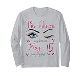 Photo Gallery questa regina è nata a maggio 15 living my best life queen maglia a manica Photo Gallery questa regina è nata a maggio 15 living my best life queen maglia a manica