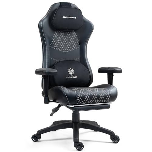 Dowinx Heated Massage Gaming Chair for Adults, Ergonomic Gamer Ch...