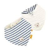 Steiff Halstuch one size eggnog, Baby-Halstuch, Halsbedeckung für Babys, weich und bequem, Halsschutz, waschmaschinenfest
