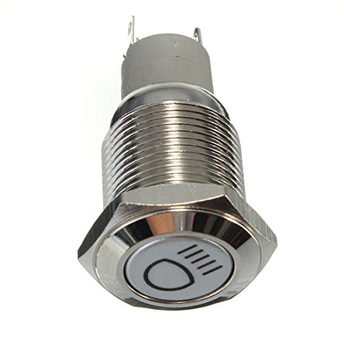 EsportsMJJ 12V 16Mm Self Lock Pulsante