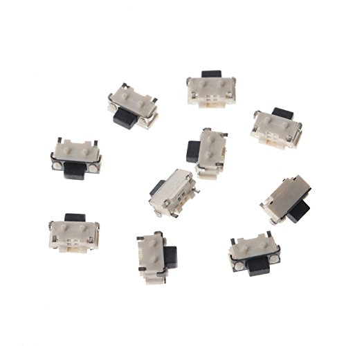 Interrupteur tactile latéral micro SMD résister aux pannes de bouton poussoir 2x4x3.5mm lot de 10