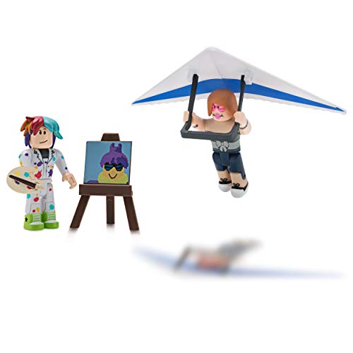 Roblox Celebrity Collection - Pixel Artist + Hang Glider Two Figure Bundle [Includes 2 Exclusive Virtual Items]