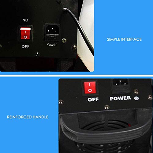 Máquina de nieve profesional para DJ y fiestas, 600 W, control remoto inalámbrico y por cable, efecto copos de nieve de espuma miniatura 5