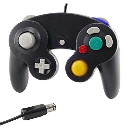 Serenable Controlador De Jogo Classic Wired Joystick D-Pad Analógico Para Wii - Preto